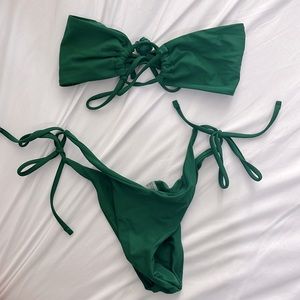 Strapless Bikini Set
